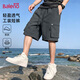 班尼路（Baleno）短褲男款夏季潮流寬松運動透氣休閑褲外穿輕薄大口袋工裝五分褲