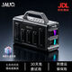 JAUQ便攜手提藍(lán)牙音箱大功率重低音炮RGB炫彩燈效家用戶外客廳K歌背帶遙控插卡播放器長續(xù)航送禮優(yōu)選 400W大功率【K歌版單話筒】