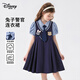迪士尼女童裙子夏季連衣裙2026新款朱迪兔子警官服裝學(xué)院風(fēng)假兩件背心裙