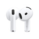Apple/蘋果 AirPods 4 搭配USB-C充電盒 蘋果耳機 藍牙耳機 適用iPhone/iPad/Mac 四代 AirPods 4 12期免息版