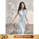 謎秀【安心品質(zhì)】法式連衣裙女夏季收腰氣質(zhì)漂亮設(shè)計感仙女小個子長裙