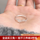 伊黛兒知春999足銀花朵戒指女小眾設計輕奢高級感2026新款可調節食指環 999足銀花朵戒指R0660