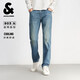 杰克·瓊斯（JACK&JONES） 2026春季男士褲子直筒舒適休閑百搭拉鏈門襟長(zhǎng)褲褲子226132052