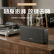 飛利浦（PHILIPS）TAS2201藍牙音箱桌面音響電腦音響高音質低音炮戶外大音量復古便攜迷你 黑色