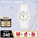 卡西歐（CASIO）運動休閑石英表考試簡約防水百搭學生兒童日韓手表LQ-24B-7B