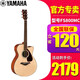 雅馬哈（YAMAHA）雅馬哈吉他FG800單板民謠吉他 初學(xué)者入門電箱彈唱男生女生  FS800MC缺角木色-原聲款40英寸