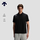 迪桑特（DESCENTE）TRAINING系列男士運動健身TOYOBO吸濕速干防曬短袖翻領POLO衫新品 BK-黑色 XL (180/100A)