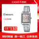 卡西歐（CASIO）手表女LTP-V007D-4E復古小方表指針日韓女表學生表送女友生日禮物 LTP-V007D-4E