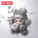 POP MART泡泡瑪特 θ SKULLPANDA熊叛叛毛絨公仔潮玩掛件七夕禮物 熊叛叛毛絨公仔