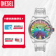 Diesel透明果凍色腕表 石英手表 圣誕節七夕情人節送女友禮物 DZ1926