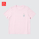 優衣庫miffy UT/短袖T恤女裝印花26春夏新款米菲484502 10 水粉色 M