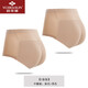 雀喜美內褲（2條裝）女假屁股蜜桃臀高腰褲無(wú)痕豐臀加墊臀提臀翹臀內褲 中腰款1膚色+1膚色 M