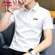 李寧（LI-NING）冰絲速干polo衫短袖男t恤2026夏季新款高端男裝半袖男士運(yùn)動衣服 白色【冰絲速干】 L /175【130-150斤】
