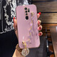 優(yōu)蕾絲【送鋼化膜】oppoA11x手機(jī)殼A11保護(hù)硅膠套A11n帶手鏈條全包防摔軟殼時尚網(wǎng)紅女款外殼 A11x/A11/A11n通用【丁香紫】*全屏鋼膜