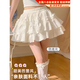 白色蛋糕裙蓬蓬短裙女甜美半身裙A字裙高腰顯瘦防走光芭蕾風短裙 【白色蛋糕裙】顯瘦丨防走光 M 適用于（95-110斤）