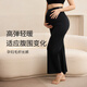 nest designs孕婦打底褲長(cháng)褲女士孕期哺乳產(chǎn)后褲子毛織外出長(cháng)褲 墨墨黑 S（建議150-165cm，50kg以?xún)龋? title=