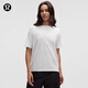 lululemon丨Back In Action 女士短袖 T 恤 LW3KDNS 白色 S /6
