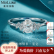 meluxe美奈 柏林情書 PT950鉑金鉆戒培育鉆石戒指 求婚結(jié)婚鉆戒七夕禮物 【柏林情書-星定】 主鉆1克拉 D色/VVS/2EX/N IGI+GIC雙證