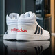 阿迪達斯 （adidas）高幫板鞋男鞋2025新款夏季運動鞋小白鞋復(fù)古休閑鞋子 FY8616白色黑紅 41