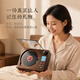 aiwa愛華BT-3100便攜式CD播放機U盤藍牙音響FM收音機復古文藝音樂播放器FM收音機唱片機 木紋