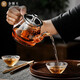 金鑲玉 茶壺 耐熱玻璃茶壺功夫茶具過濾內(nèi)膽 雅風壺500ml