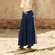 阿迪達(dá)斯（adidas）三葉草系列 女 RESORT SKIRT L 半身裙 KX0728 深靛藍(lán) M