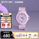 卡西歐（CASIO）手表女BABY運動學生兒童青少年考試電子日韓表七夕BGA-15K-6APR