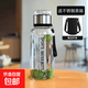 玻璃水杯大容量1000ml水茶單層玻璃茶水分離泡茶杯子瓶【送杯套】 1000ML*3個（送杯套）