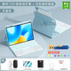VHW適用華為平板matepad Pro12.2英寸鍵盤(pán)保護套新款2024鼠標電腦720°旋轉帶筆槽可磁吸拆分保護殼 天藍色皮套+鼠標觸控面板七彩背光鍵盤(pán)+禮包 MatePadpro12.2英寸
