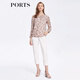 PORTS寶姿商場(chǎng)同款女裝春季滿(mǎn)印花卉真絲上裝LM8B102MPS141 鹽粉色印花 S (4)