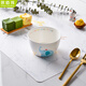 思佰得diy骨瓷餐具碗盤簡(jiǎn)約家用套裝創(chuàng)意卡通兒童餐具韓式雙耳碗碟盤子 4.5英寸碗【吃米飯】