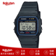 卡西歐（CASIO）學(xué)生電子手表復(fù)古小方塊F-91W鬧鐘秒表日期照明日本直郵 F-91W-1JH
