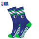 NBA籃球襪子男高筒襪毛巾底毛圈休閑運動(dòng)襪男護腳踝護后跟長(cháng)襪 森林狼隊 長(cháng)筒全毛圈款 均碼