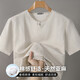 杉杉（SHANSHAN）【天然亞麻】夏季男士休閑短袖舒適清涼透氣日常百搭男士T恤