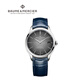 名士（Baume & Mercier）克里頓系列 天文臺機械鱷魚(yú)皮帶男表M0A10550