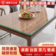 宜瑞思鋼化玻璃桌面定制長(cháng)方形餐桌墊臺面定做無(wú)味透明桌墊防水茶幾墊 鋼化玻璃 直邊安全角  50x50cm