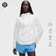 lululemon丨女士自收納通風夾克 防曬防風拒水 LW4CP2S 白色 M