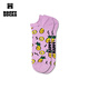 Happy Socks襪子女男士秋冬季款薄荷曼波云朵襪時(shí)尚運動(dòng)休閑短襪 粉鳳梨 1雙 L 41-46
