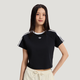 阿迪達斯（adidas）三葉草系列 女 BABY TEE W 短袖T恤 KT7794 黑色 XL