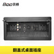貝橋（BiQiO）L0215多媒體桌面插座帶毛刷多功能HDMIVGA卡儂接口信息鋁合金面板 黑色