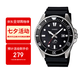 卡西歐（CASIO）劍魚男士時尚潮流大表盤夜光指針手表男表禮物MDV-106-1A MDV-106-1AVDF