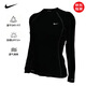 耐克（NIKE）女夏季新款速干透氣防曬衣修身顯瘦運動長袖上衣NESSH321-001黑M