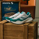 Saucony索康尼MARSHAL率途 ICON復(fù)古跑鞋通勤緩震運(yùn)動休閑鞋 米綠 39