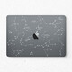 SkinAT筆記本保護(hù)膜 MacBook 創(chuàng)意貼膜 蘋(píng)果筆記本外殼貼紙 Mac電腦 配件3M材料 星盤(pán)(白) Pro 16 M