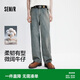 森馬（Semir）森柔|牛仔褲男夏季復(fù)古純棉工裝褲微闊寬松直筒長(zhǎng)褲103325124113