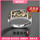 MZMZ鉑金戒指男pt950白金食指戒算盤潮流單戒情人節生日禮物送男友 當/次日達-輕貴算盤潮流活口戒指男