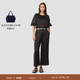 MAX MARA【禮物】【春夏特惠】苧麻直筒短袖T恤6161016206 黑色 34