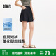 森馬（Semir）牛仔褲女遮胯顯瘦涼感直筒褲2025夏顯腿長短褲ins潮109325122002