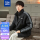唐獅（TonLion）2023男裝立領棉衣寬松短款棉襖學生棉服 黑色 M 
