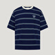 阿迪達(dá)斯（adidas）三葉草系列 男 RESORT S TEE M 短袖T恤 KW8248 深靛藍(lán) L